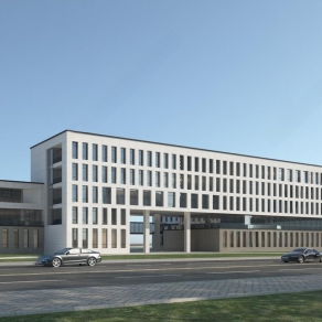 现代学校3D模型下载